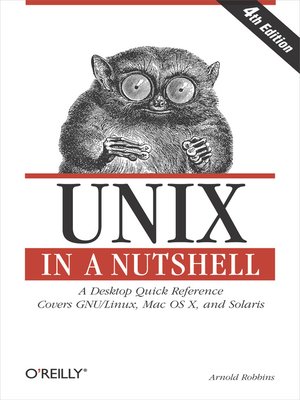 cover image of Unix in a Nutshell